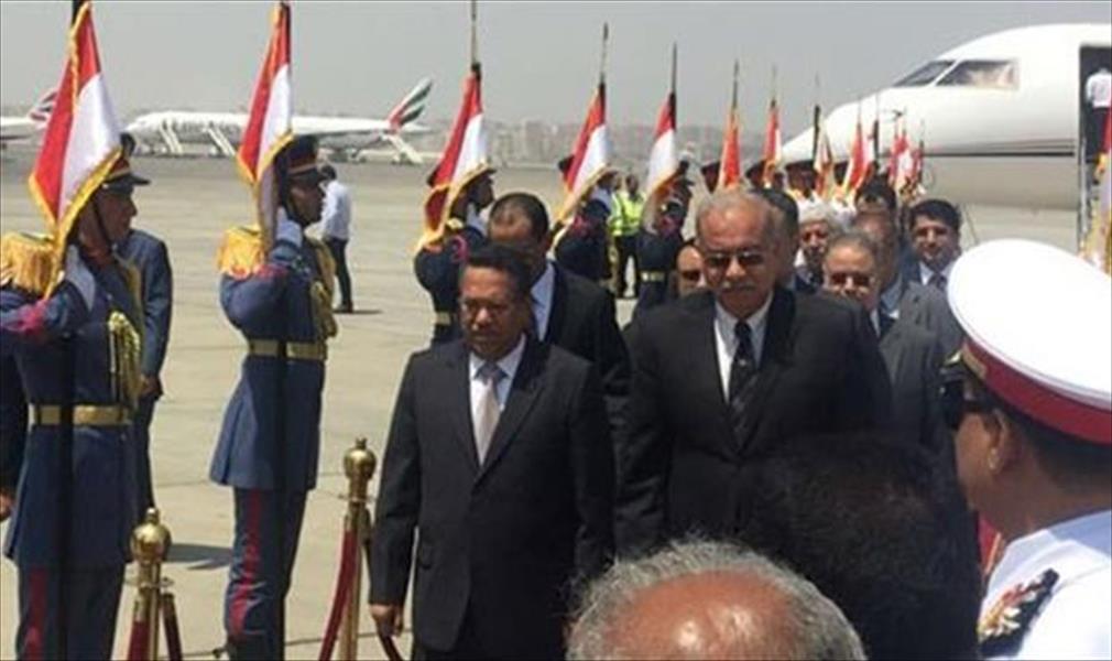 رئيس الوزراء المصري يجري محادثات مع نظيره اليمني