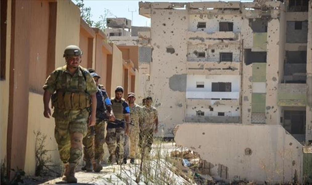 الغصري: الهندسة العسكرية تباشر عمليات إزالة الألغام بالحي السكني الثاني وسط سرت