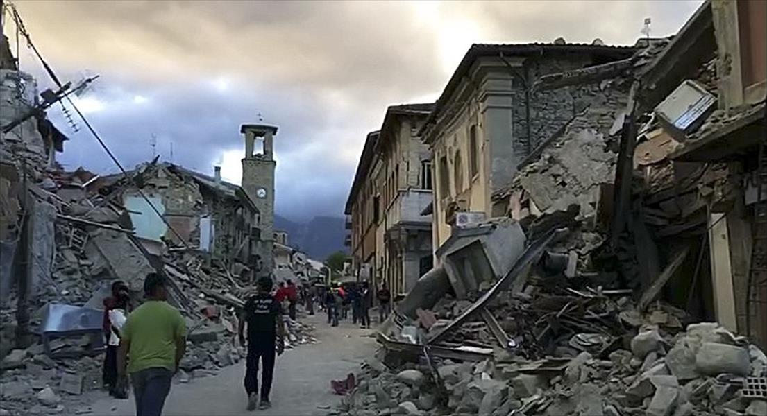 بالصور.. 37 قتيلاً ومئات المفقودين في أشد زلازل إيطاليا «فتكًا»