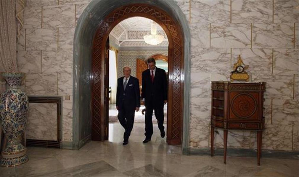 الرئيس التونسي يستقبل رئيس الحكومة السابق