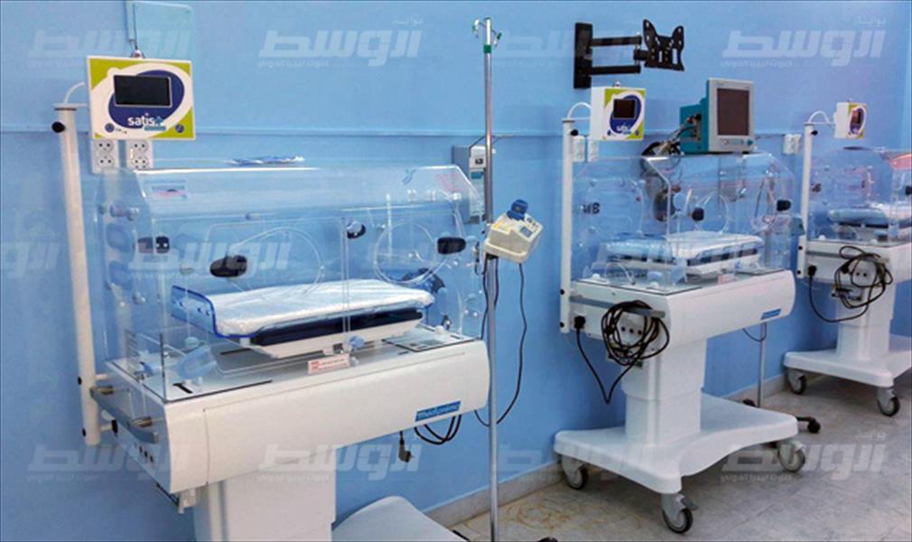 بالصور: إعادة افتتاح قسم الحواضن بمركز سبها الطبي
