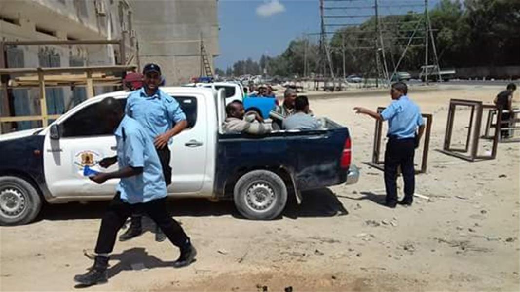 الحرس البلدي يطلق حملة تفتيش في شبنة ببنغازي