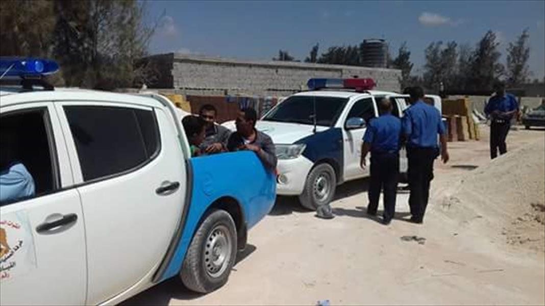 الحرس البلدي يطلق حملة تفتيش في شبنة ببنغازي