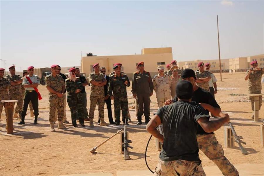 بالصور: الناظوري يحضر تخريج دفعة جديدة من القوات الخاصة الليبية في الأردن