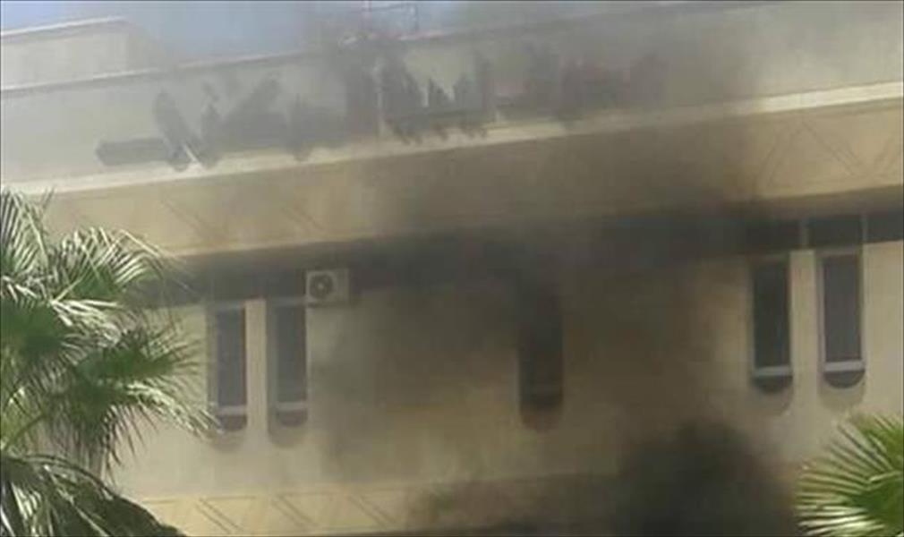 احتجاجات وحرق إطارات أمام «المركزي» في سبها بسبب نقص السيولة