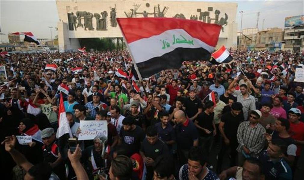 أنصار الصدر يتظاهرون في بغداد ضد «الفساد والفاسدين»