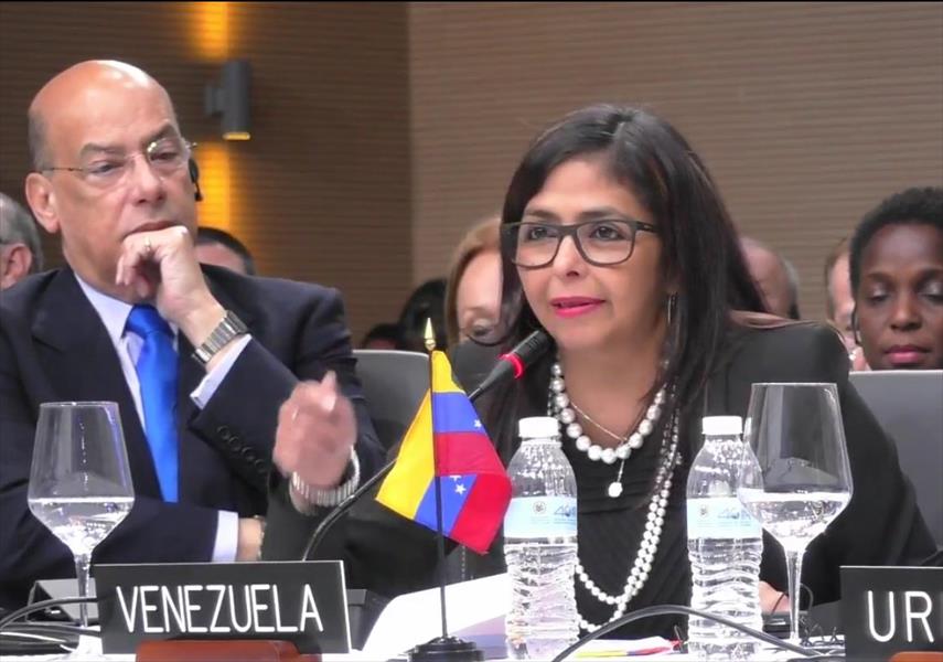 وزيرة خارجية فنزويلا: المجلس الرئاسي لحكومة الوفاق هو الممثل الشرعي الوحيد لليبيا