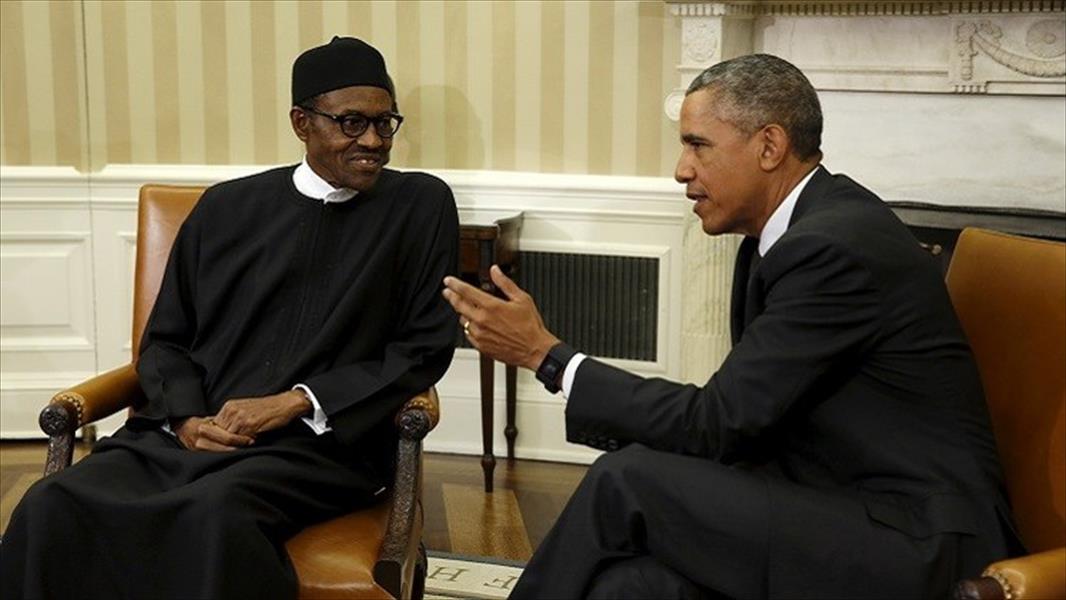 رئيس نيجيريا يسرق جزءًا من خطاب أوباما
