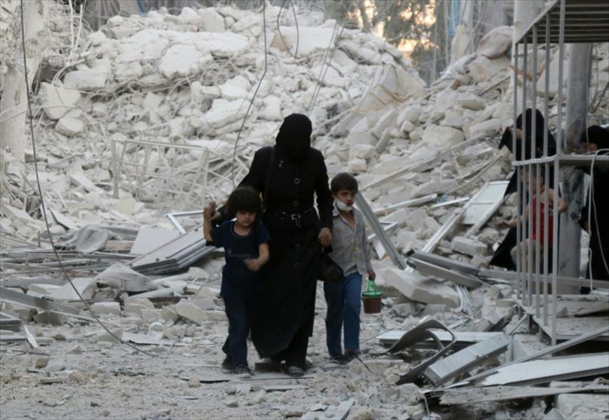 45 قتيلاً في غارات حلب وكي مون «مصدوم»