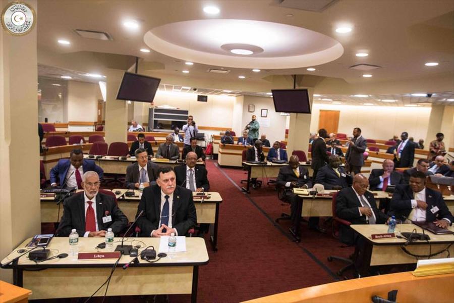 السراج يلتقي اللجنة العليا للاتحاد الأفريقي في نيويورك