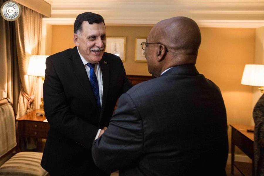 السراج يجري محادثات مع رئيس جنوب أفريقيا في نيويورك