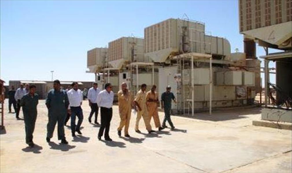 لجنة الطوارئ بشركة الخليج العربي تزور حقل البيضاء النفطي