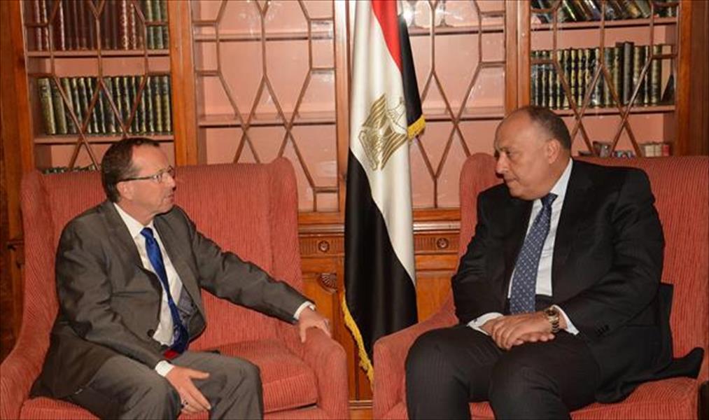 سامح شكري: مصر دعمت جهود كوبلر في ليبيا