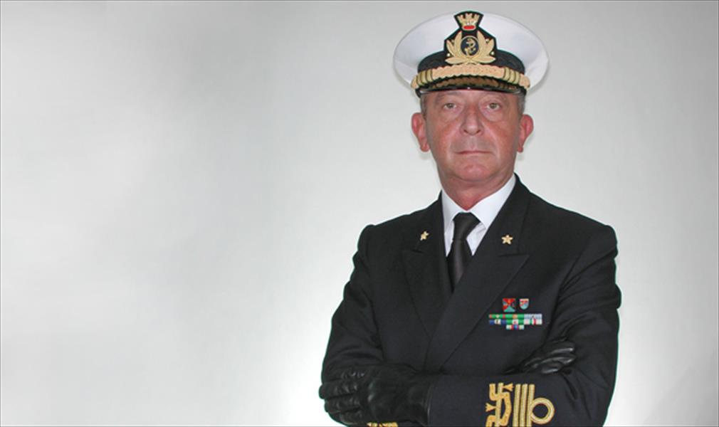 قائد البحرية الإيطالية يدعو إلى تعزيز قدرات ليبيا للتصدي للهجرة
