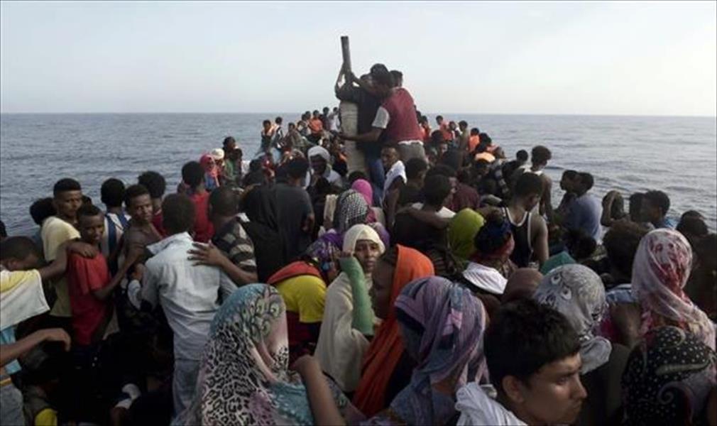 مصرع 22 شخصًا على متن سفينة مهاجرين قبالة ليبيا