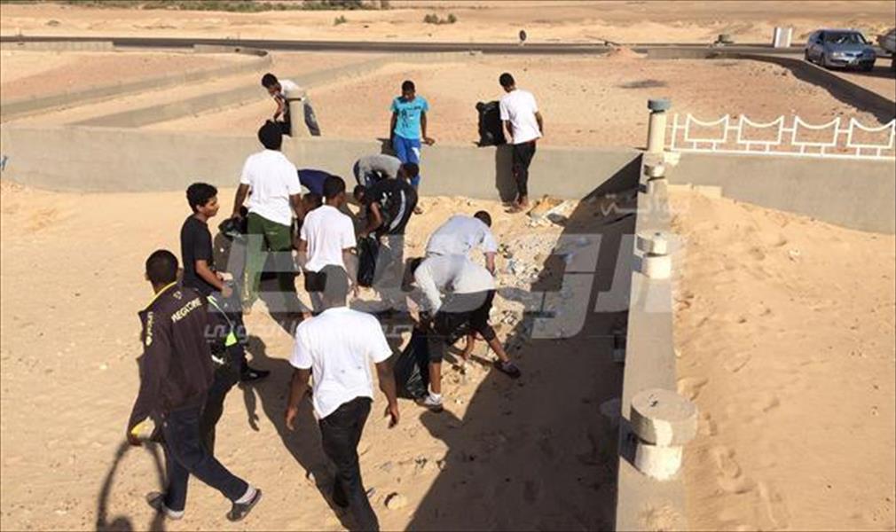 بالصور: حملة تنظيف في مرزق