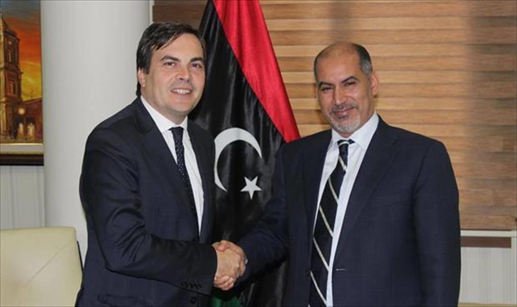 «كجمان» يطالب إيطاليا بفتح سفارتها في ليبيا والأجواء الإيطالية أمام الطيران الليبي