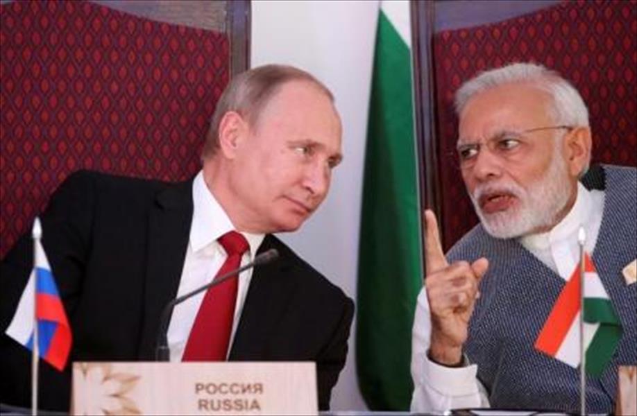 روسيا والهند توقعان 20 اتفاقًا في مجالي الدفاع والطاقة