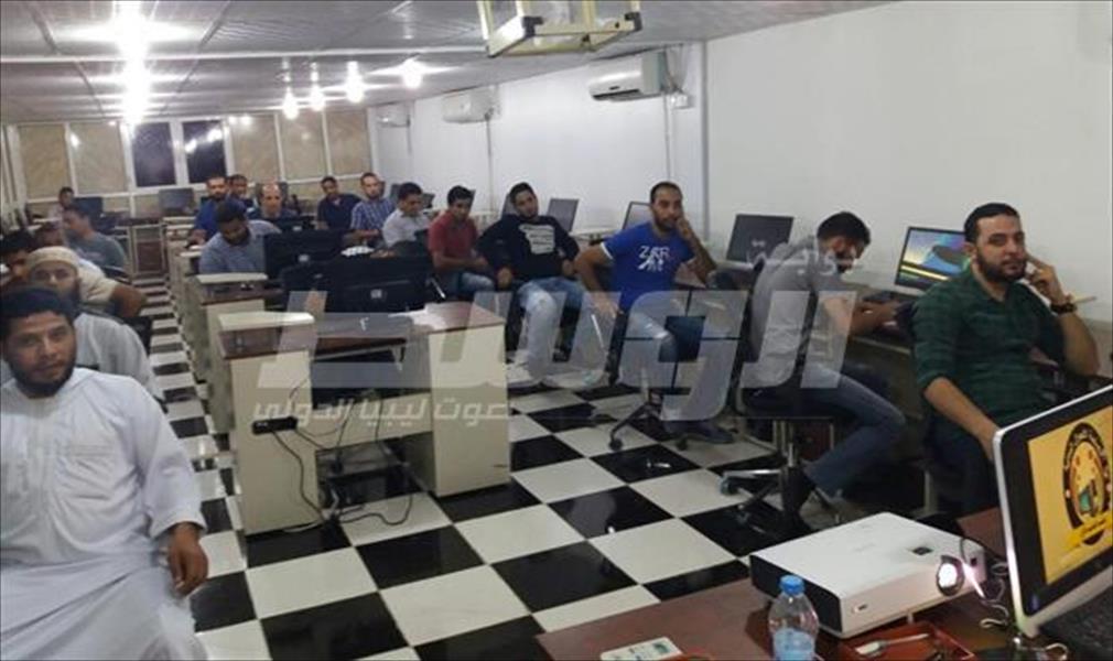 دورة تدريبية في مجال الطباعة للعاملين بمديرية أمن بنغازي