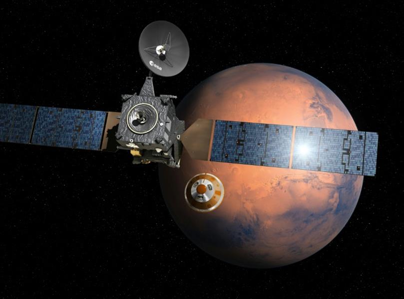 تحطم المسبار الأوروبي «سكيارباريلي» على سطح المريخ