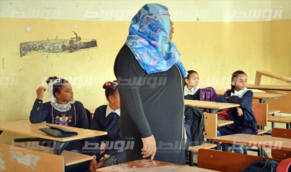 بالصور: 60 مدرسة في سبها تستقبل طلابها خلال اليوم الأول للعام الدراسي