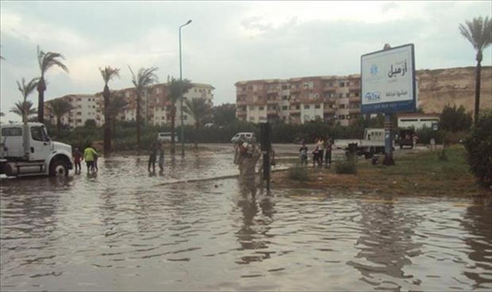 وفاة 6 أشخاص وإصابة 24 آخرين بسبب السيول بمصر