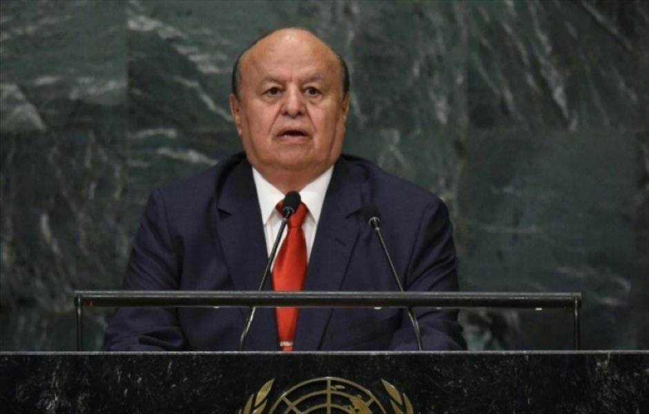الرئيس اليمني يرفض خطة السلام الأممية