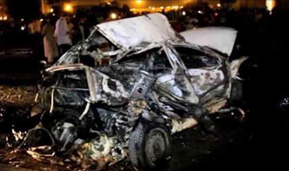 مسؤولون أمنيون: سيارة انفجرت بالقرب من بوقعيقيص عند دخوله المقهى 