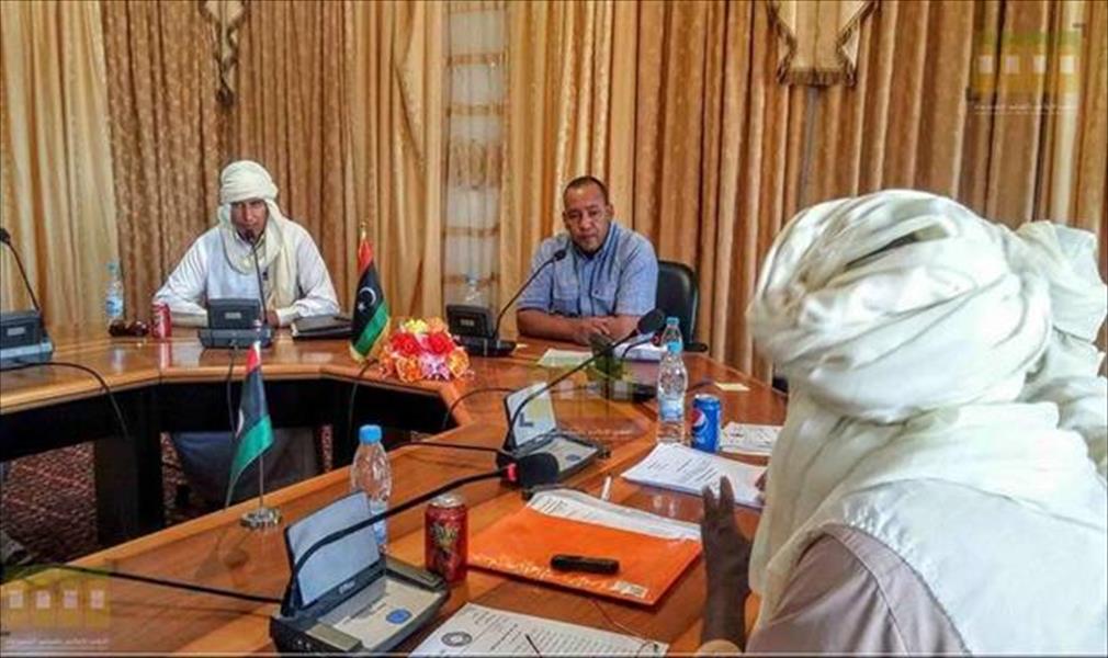 بلدية غات تناقش الخروقات الأمنية في منطقة تهالا