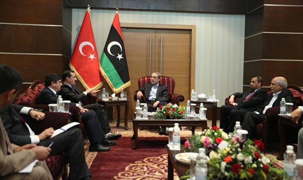 السويحلي يستقبل المبعوث التركي إلى ليبيا في طرابلس