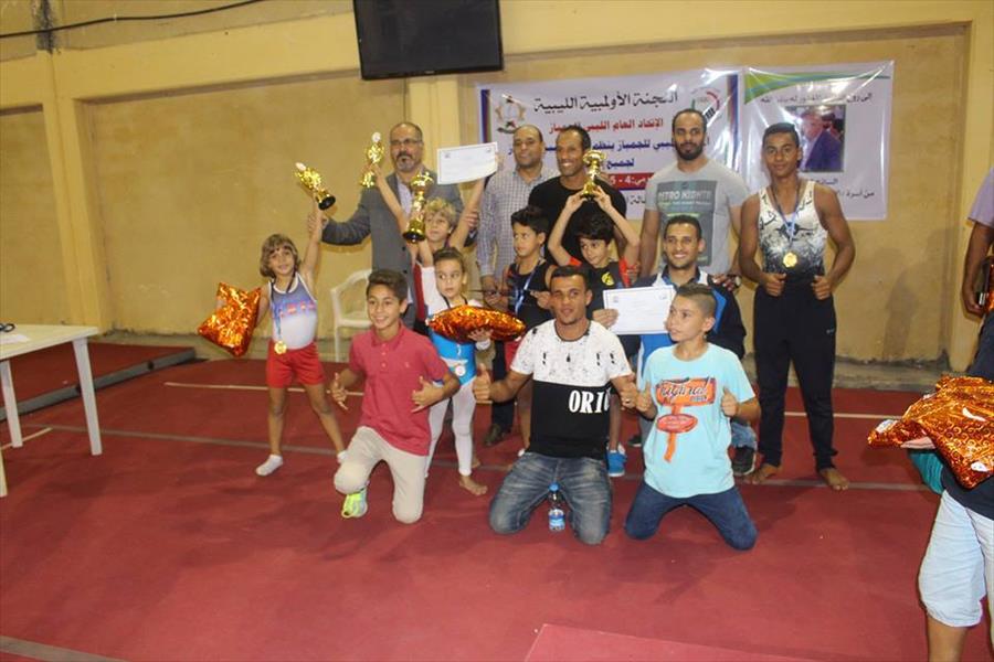 مواهب واعدة في بطولة ليبيا للجمباز الفني