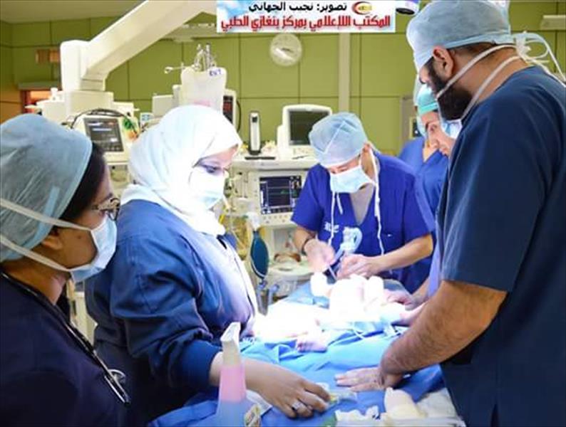 الفريق الطبي الأميركي يجري 20 عملية قلب مفتوح بمركز بنغازي