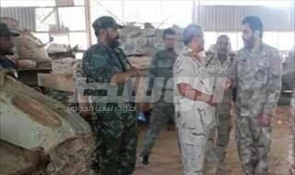 المغربي والزهاوي يناقشان الوضع العسكري والميداني بمحور غرب بنغازي