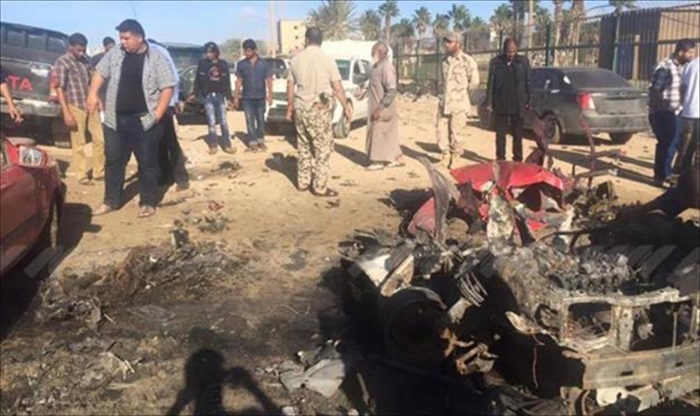تفاصيل انفجار سيارة بمنطقة بودزيرة في بنغازي