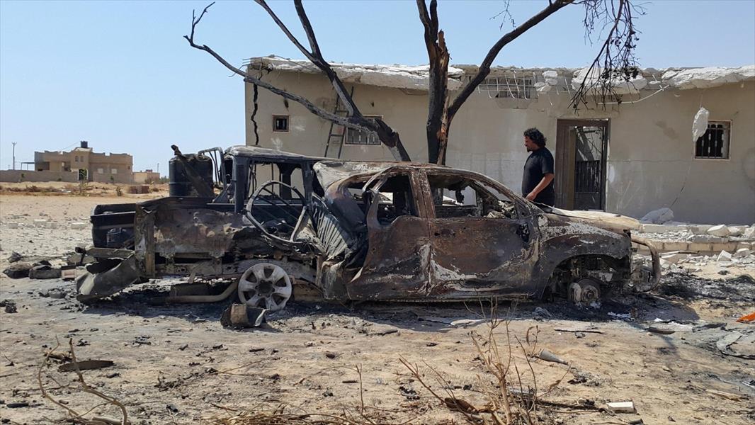 إصابة مدني جراء انفجار لغم في بنغازي