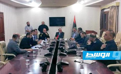 لجنة تحديد المكبات تجتمع بديوان وزارة الحكم المحلي لبحث أزمة القمامة في طرابلس، 30 نوفمبر 2019 (الحكم المحلي)