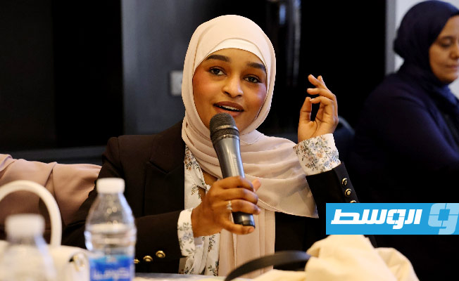 من فعاليات برنامج «رائدات» لتأهيل الشابات الليبيات للقيادة. (بعثة الأمم المتحدة للدعم في ليبيا)