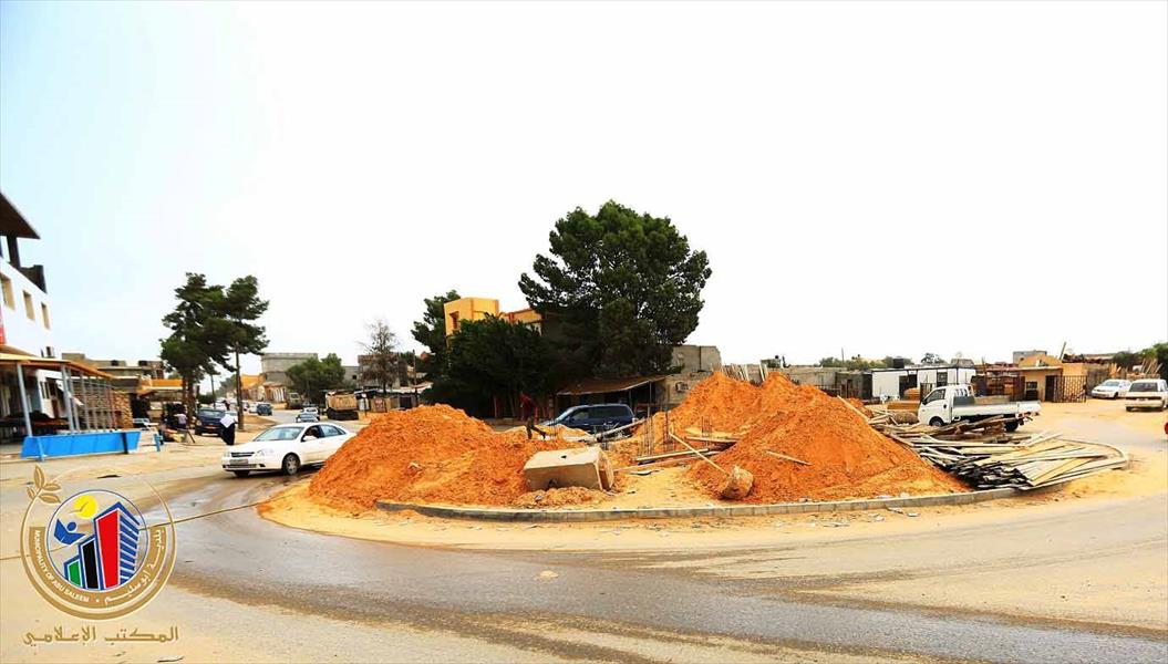 إنشاء خزان مياه أرضي لحل مختنق الأمطار في بلدية أبوسليم