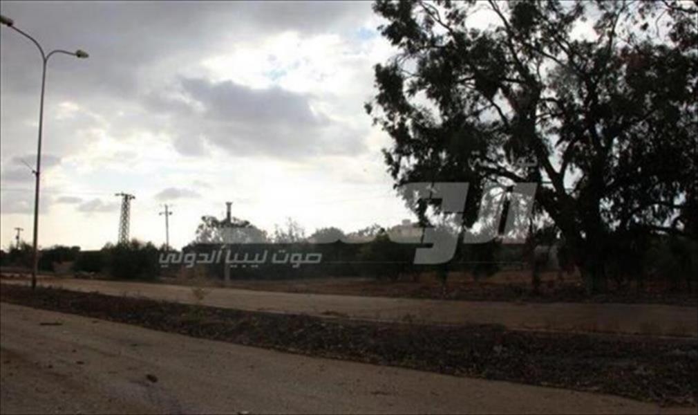 الصاعقة تتصدى لسيارة مفخخة في بوصنيب غرب بنغازي