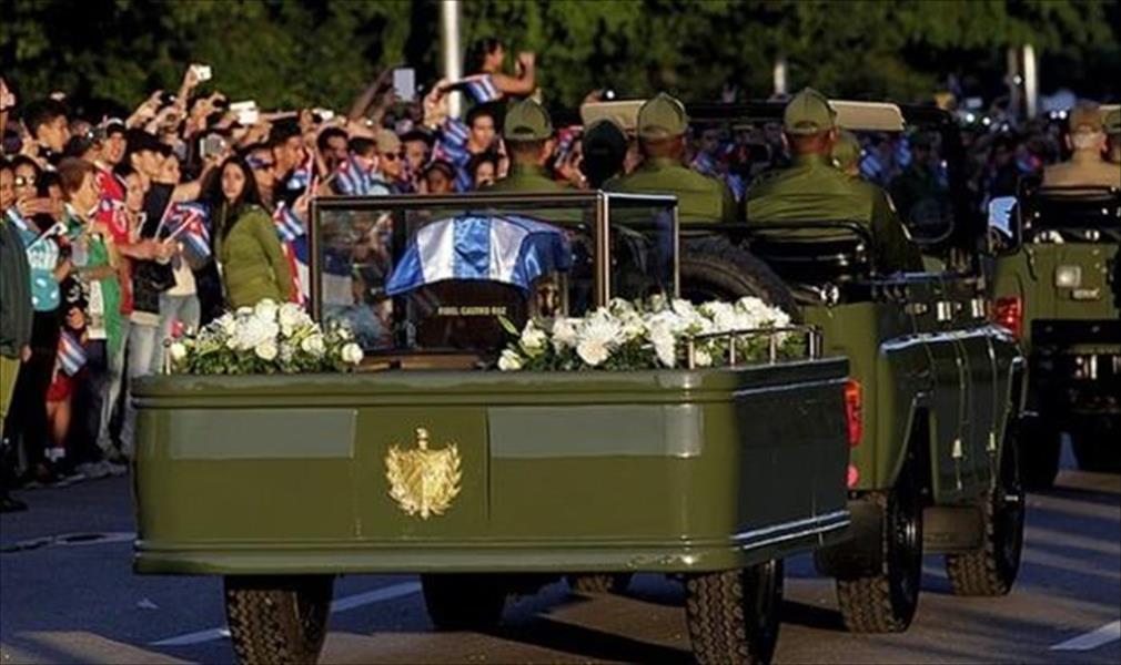 بدء جنازة كاسترو في «مهد الثورة الكوبية»