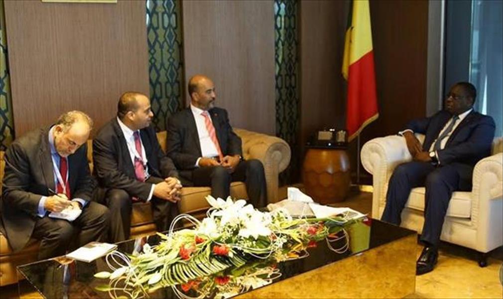 الرئيس السنغالي يؤكد للكوني عزم بلاده إرسال وفد إلى طرابلس للقاء «الرئاسي»
