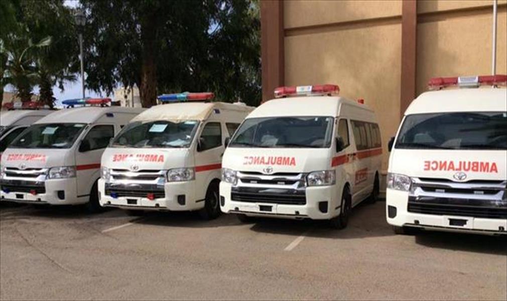 برنامج الأمم المتحدة الإنمائي يدعم بنغازي بـ 8 سيارات إسعاف