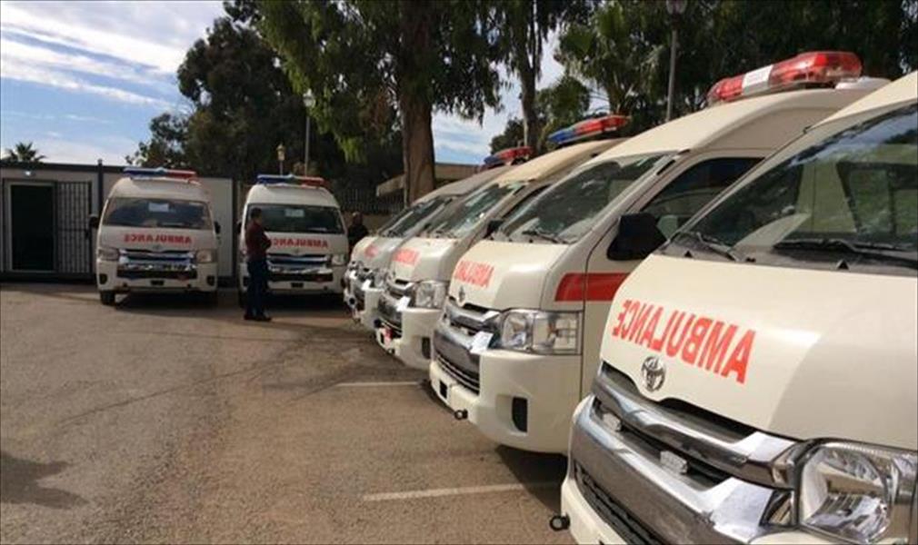 برنامج الأمم المتحدة الإنمائي يدعم بنغازي بـ 8 سيارات إسعاف