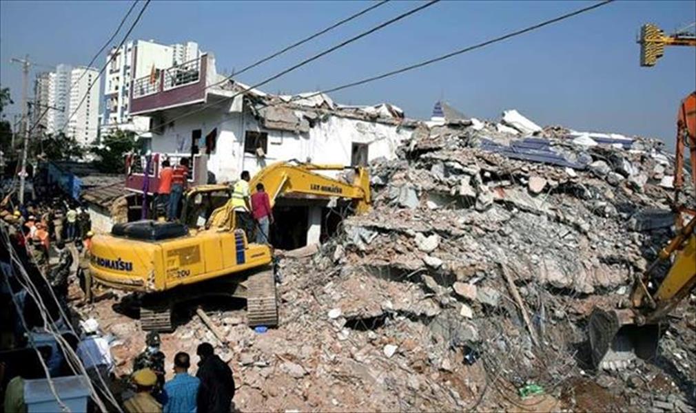 مقتل 9 في انهيار مبنى بالهند