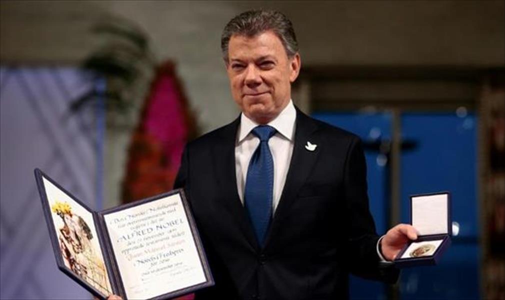 رئيس كولومبيا في خطاب «تسلم نوبل»: السلام في سورية ممكن وبلدنا نموذج 