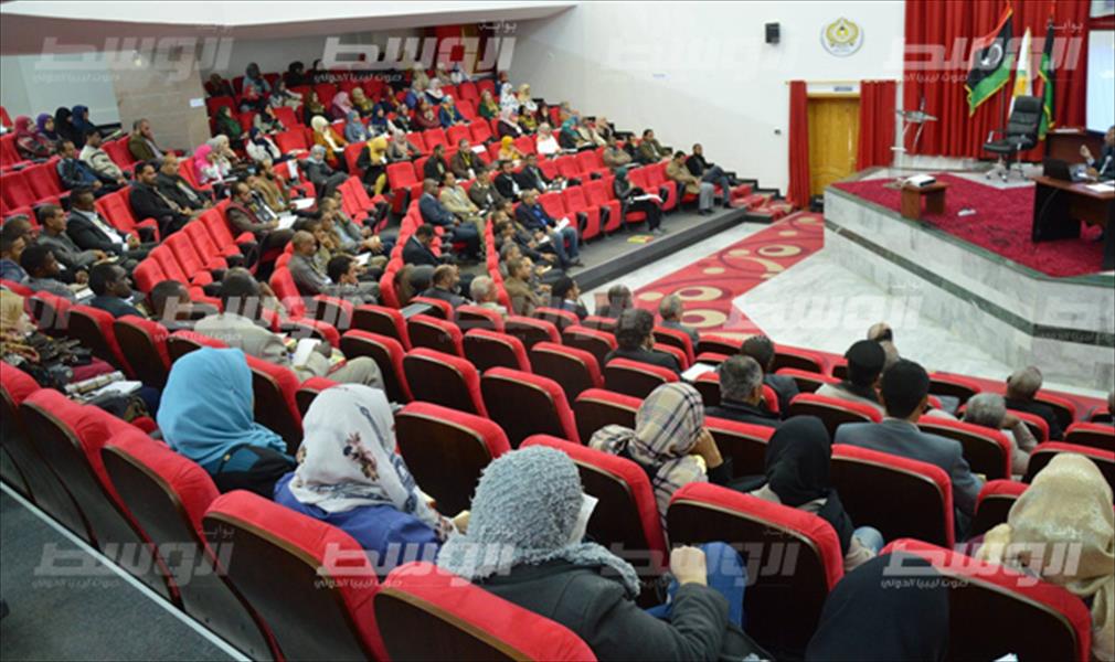 انطلاق فعاليات الملتقى العلمي الأول لتنمية مهارات الباحثين بجامعة سبها