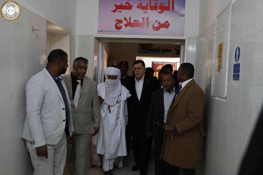 السراج يؤكد على ضرورة وفاق الليبيين ويشيد بحفاوة الاستقبال في غات