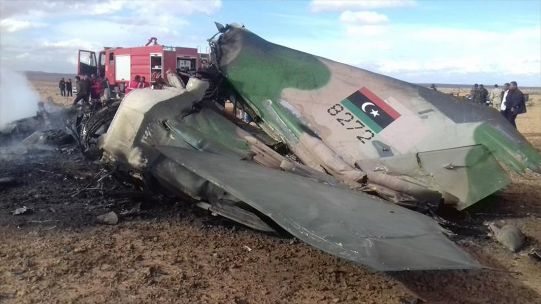 «بلدي ترهونة» يعلن أسماء ضحايا سقوط الطائرة الحربية