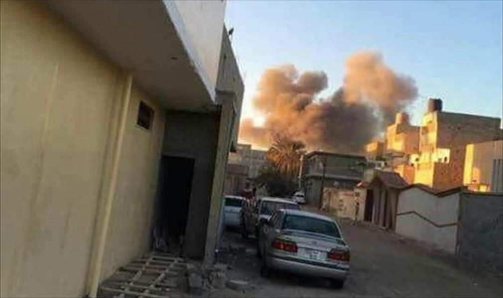 سلاح الجو يقصف معسكرًا لـ«سرايا الدفاع عن بنغازي» في هون