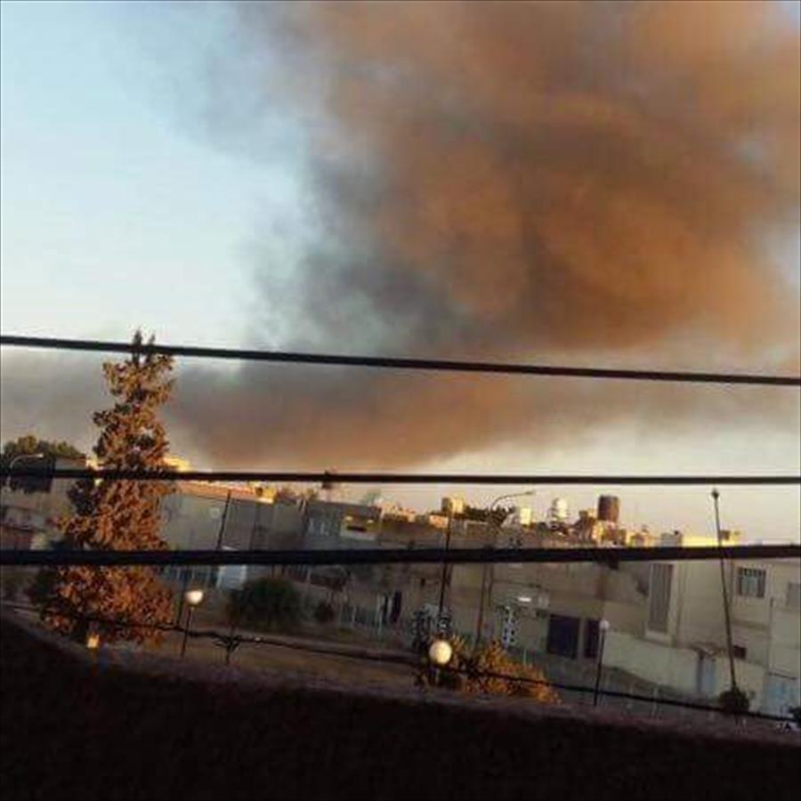 سلاح الجو يقصف معسكرًا لـ«سرايا الدفاع عن بنغازي» في هون